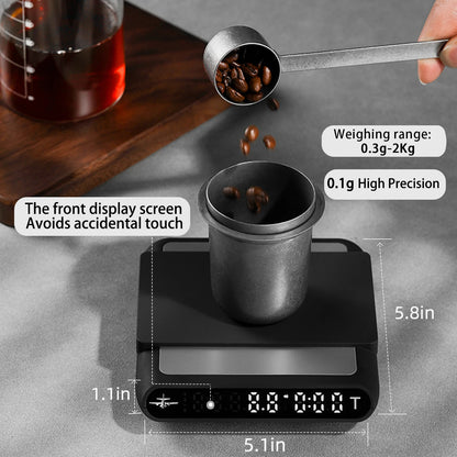 Smart Drip Espresso Coffee Scale with Auto Timer USB Charging Kitchen Electronic Scale Cafe Home Barista Accessories
