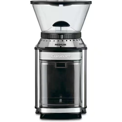 Black Stainless Steel Electric Coffee Grinder 18-Position Grind Selector in 500-Watts