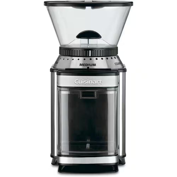 Black Stainless Steel Electric Coffee Grinder 18-Position Grind Selector in 500-Watts