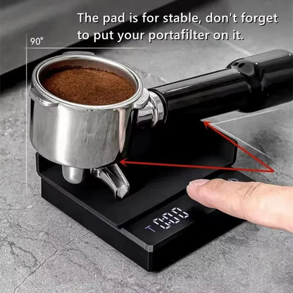 Personal Electronic Scale for Coffee Household Italian Coffee Scale Gram Weight Chronograph Scale Kitchen Scale Waterproof Mini