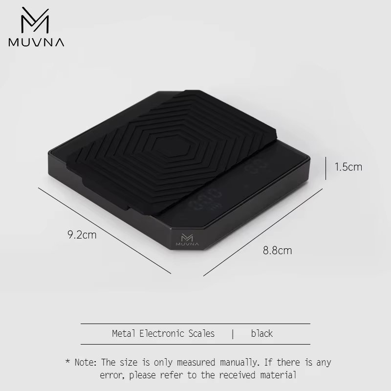 Metal Digital Kitchen Coffee Scale High Precision Cyclic Rechargeable Espresso Electronic Scale Home Barista Accessories