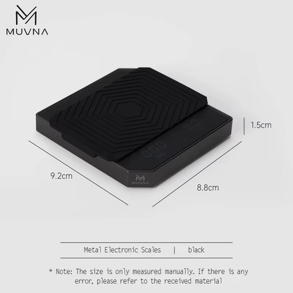 Metal Digital Kitchen Coffee Scale High Precision Cyclic Rechargeable Espresso Electronic Scale Home Barista Accessories