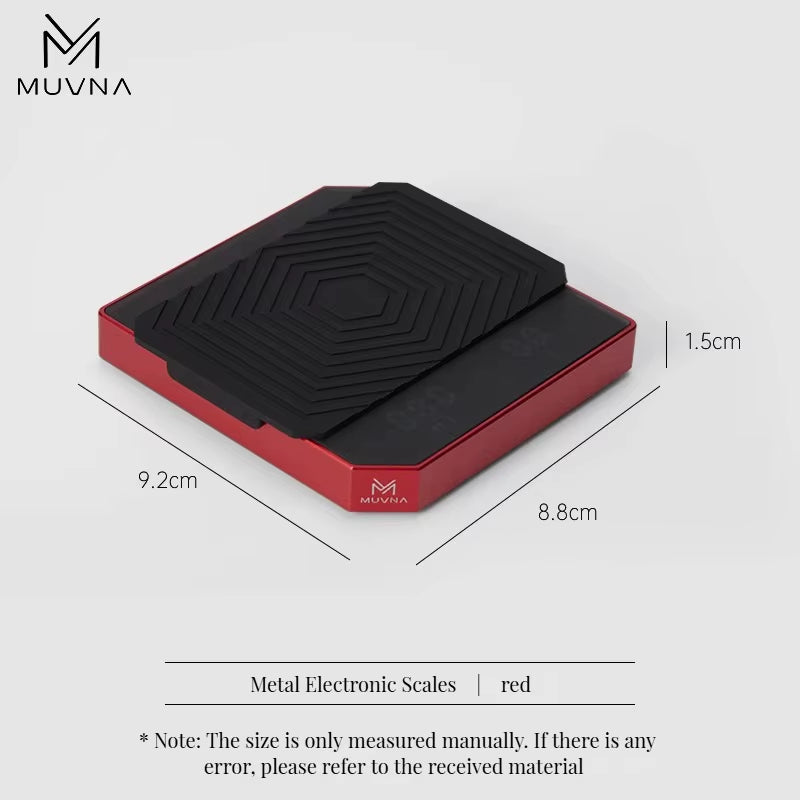 Metal Digital Kitchen Coffee Scale High Precision Cyclic Rechargeable Espresso Electronic Scale Home Barista Accessories