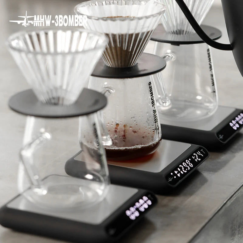 Smart Drip Espresso Coffee Scale with Auto Timer USB Charging Kitchen Electronic Scale Cafe Home Barista Accessories