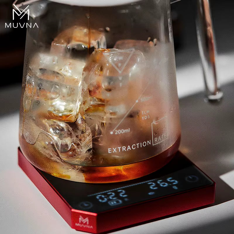 Metal Digital Kitchen Coffee Scale High Precision Cyclic Rechargeable Espresso Electronic Scale Home Barista Accessories